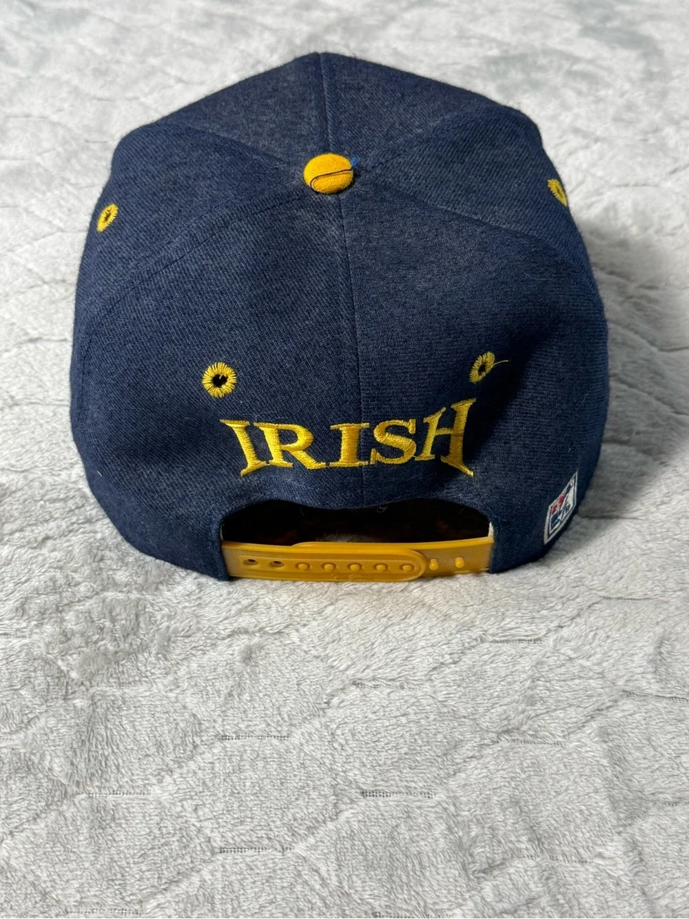Vintage Notre Dame Fighting Irish The Game Wool Blend Snapback Hat Taiwan
